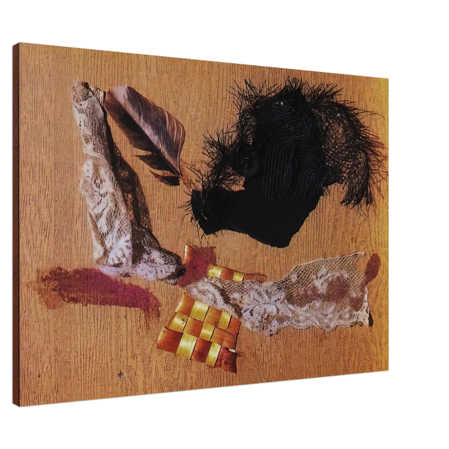 Enrico Prampolini - B GUINAGE 1918 Canvas - 20x30 cm / 8x12 inches-canvas