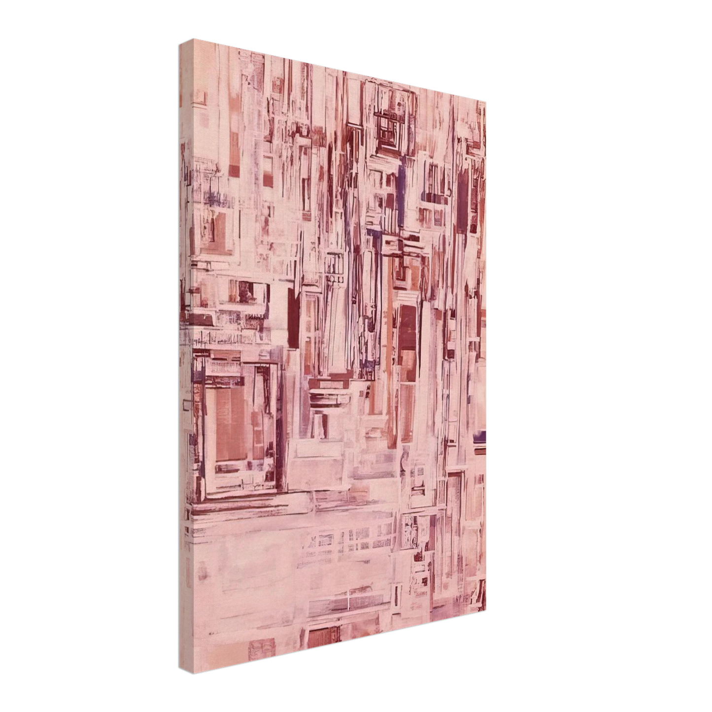 Maria Helena Vieira da Silva - Untitled - 1970 Canvas - 70x100 cm / 28x40 inches-canvas