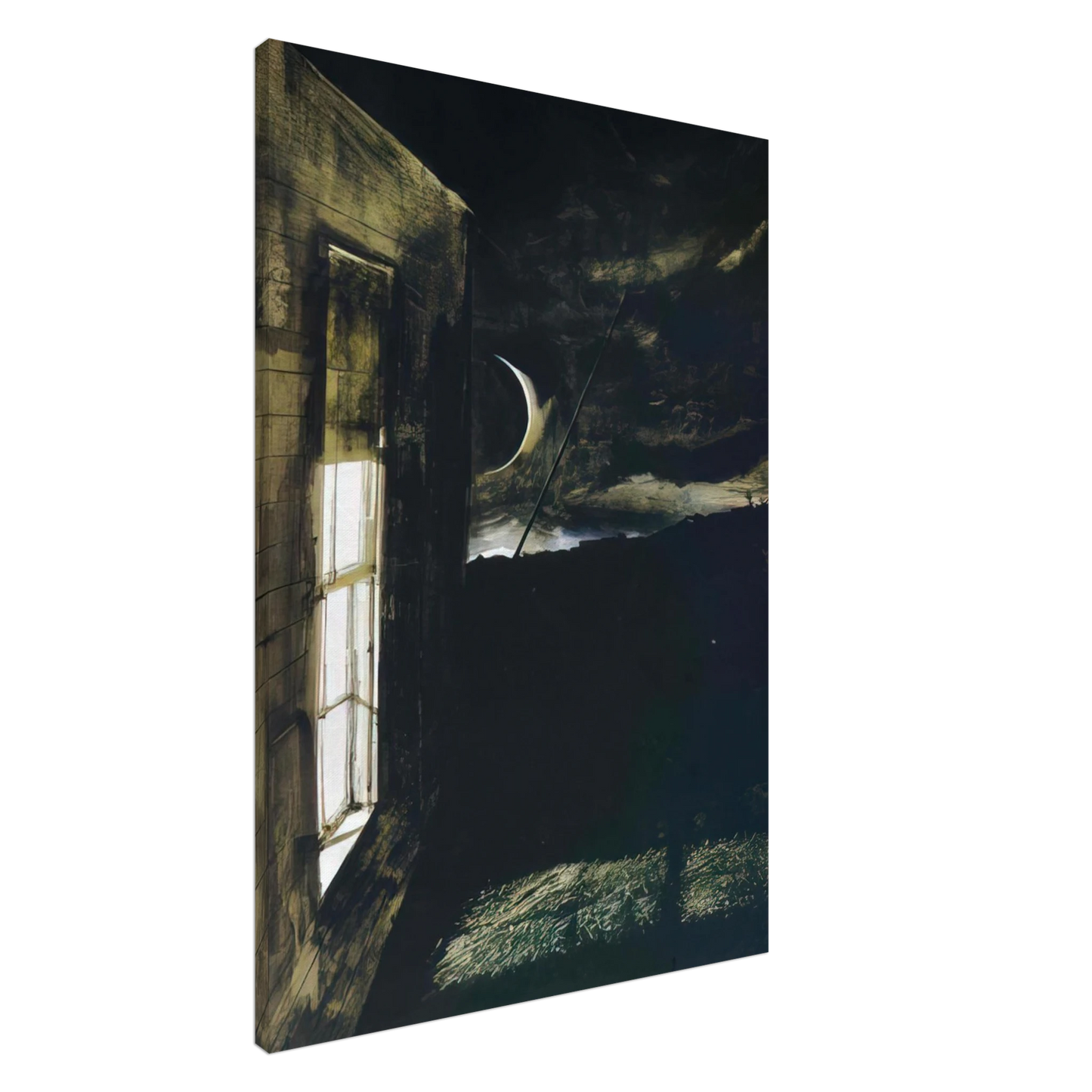Andrew Wyeth - CRESCENT MOON Canvas - 20x30 cm / 8x12 inches-canvas
