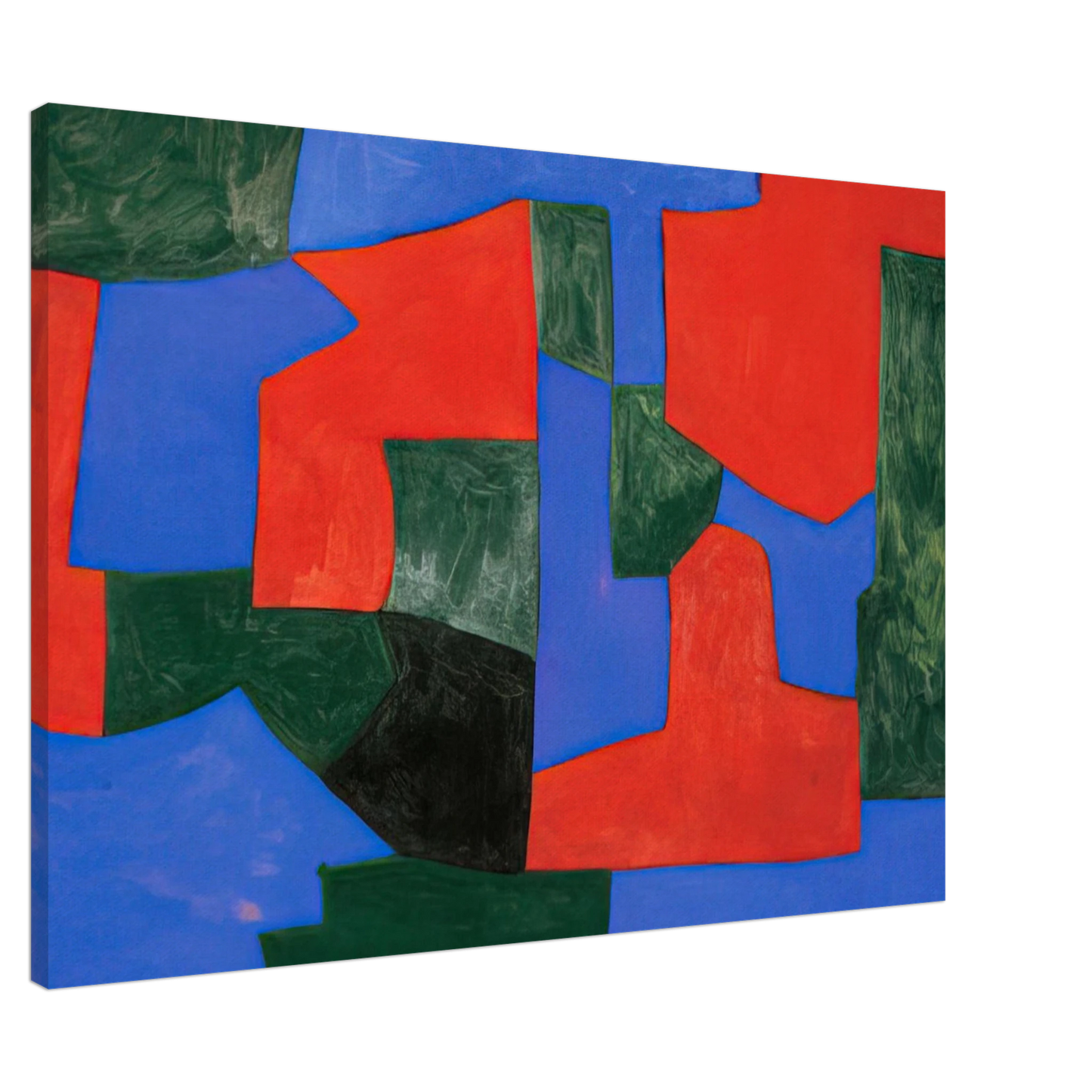 Serge Poliakoff - Composition abstraite - 1959 Canvas - 20x30 cm / 8x12 inches-canvas