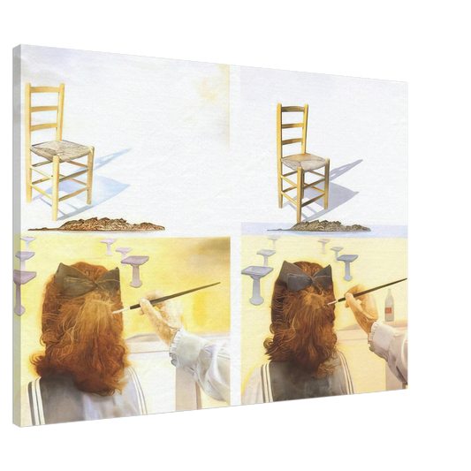 Salvador Dali - THE CHAIR Canvas - 20x30 cm / 8x12 inches-canvas