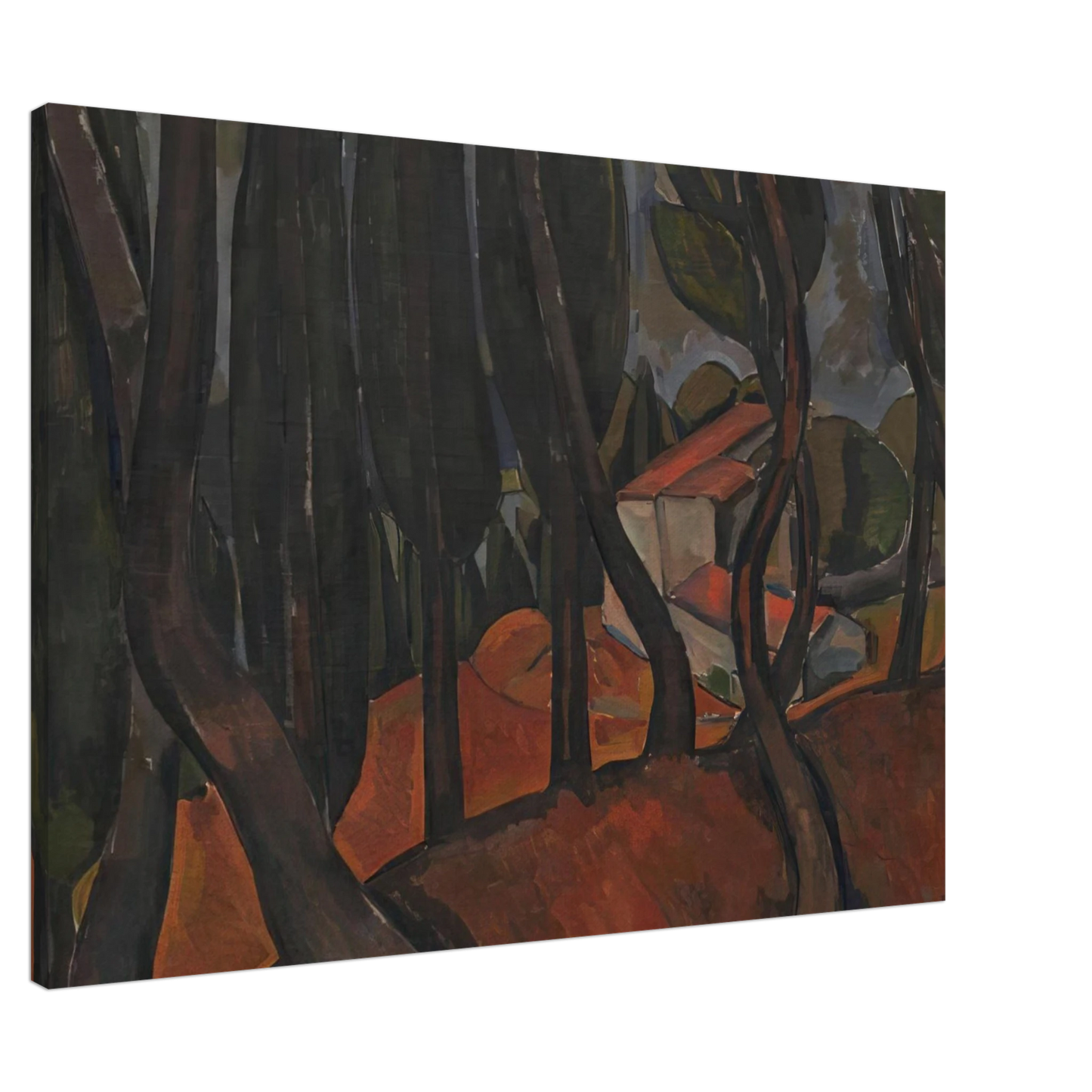 Andre Derain - FOREST AT MARTIGUES Canvas - 20x30 cm / 8x12 inches-canvas