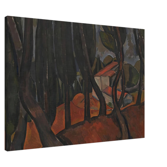 Andre Derain - FOREST AT MARTIGUES Canvas - 20x30 cm / 8x12 inches-canvas