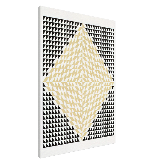 Anni Albers - SECOND MOVEMENT V 1968 Canvas - 20x30 cm / 8x12 inches-canvas