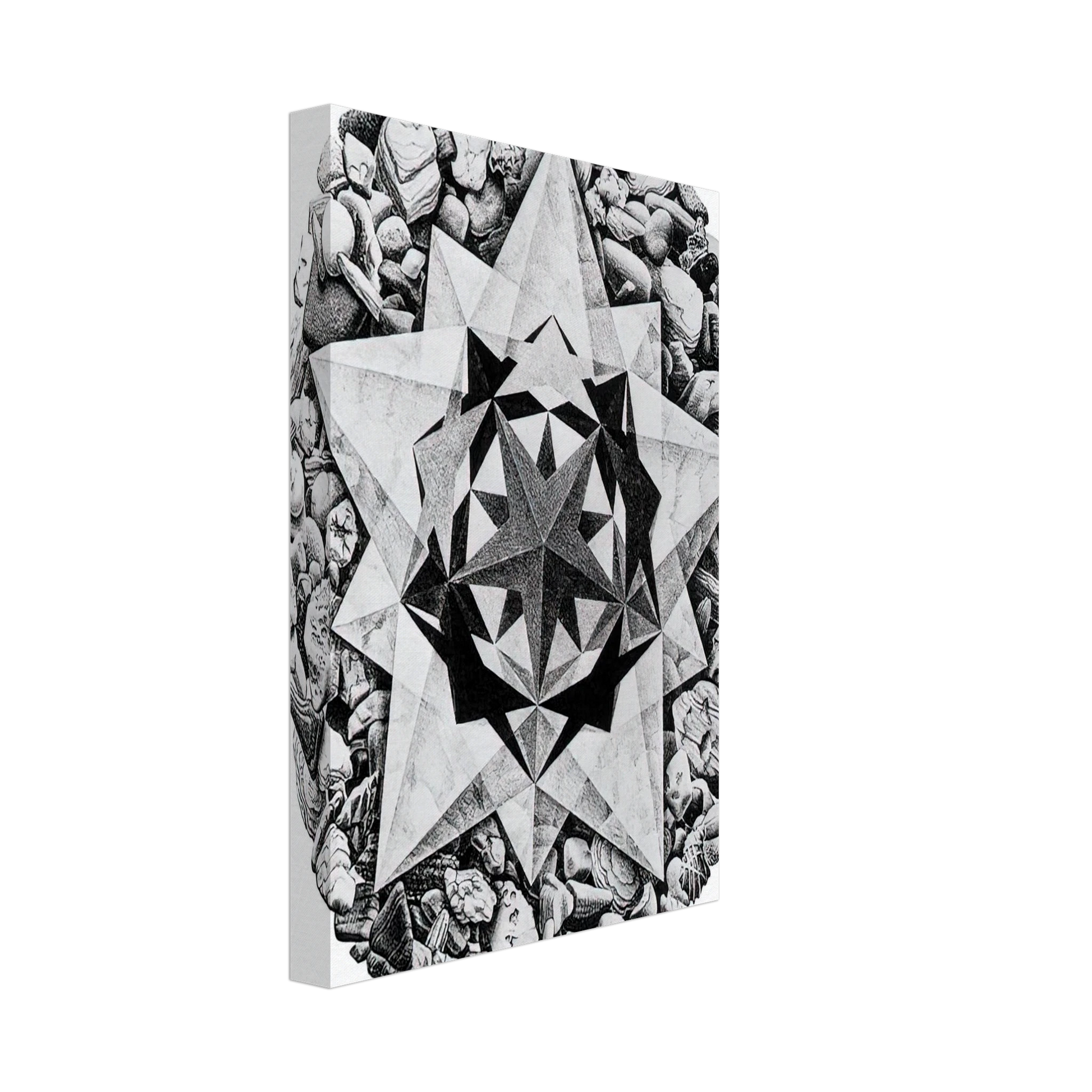 MC Escher - ESCHER (1) Canvas - 40x60 cm / 16x24 inches-canvas
