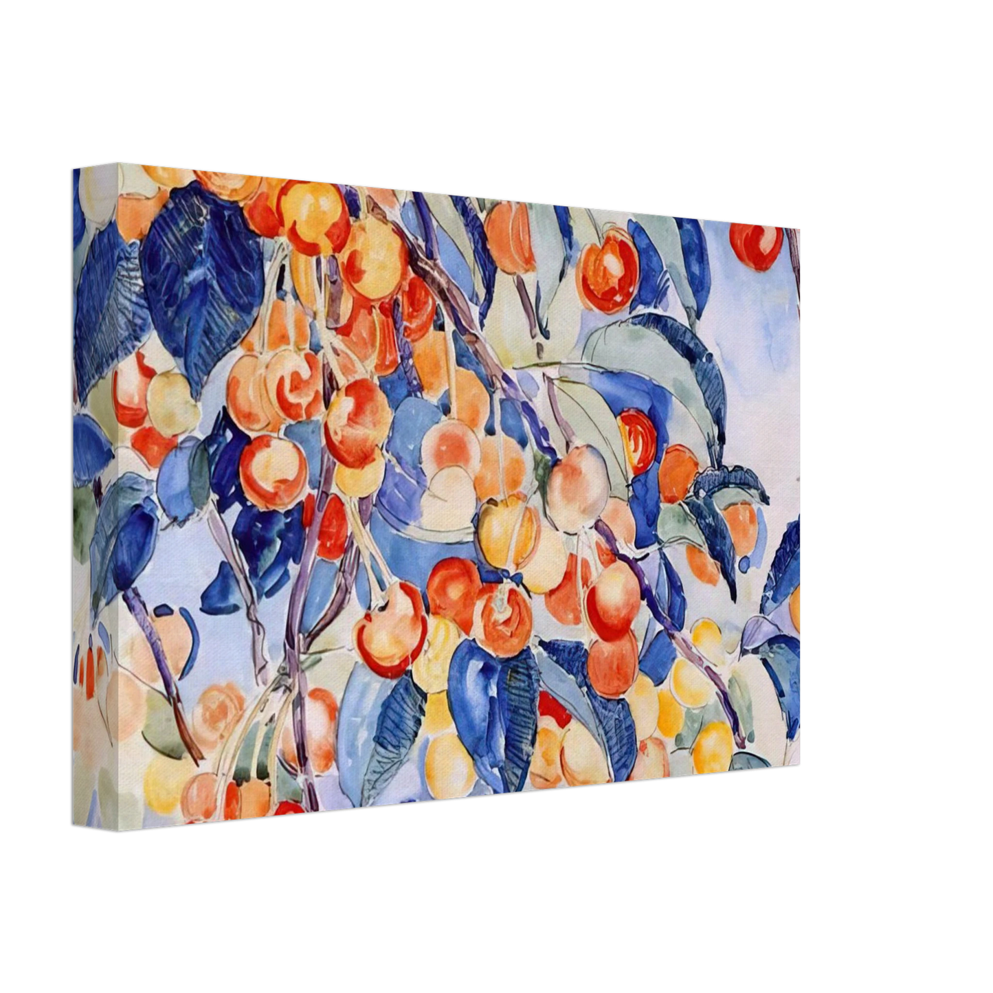 Theo van Rysselberghe - CHERRIES Canvas - 70x100 cm / 28x40 inches-canvas
