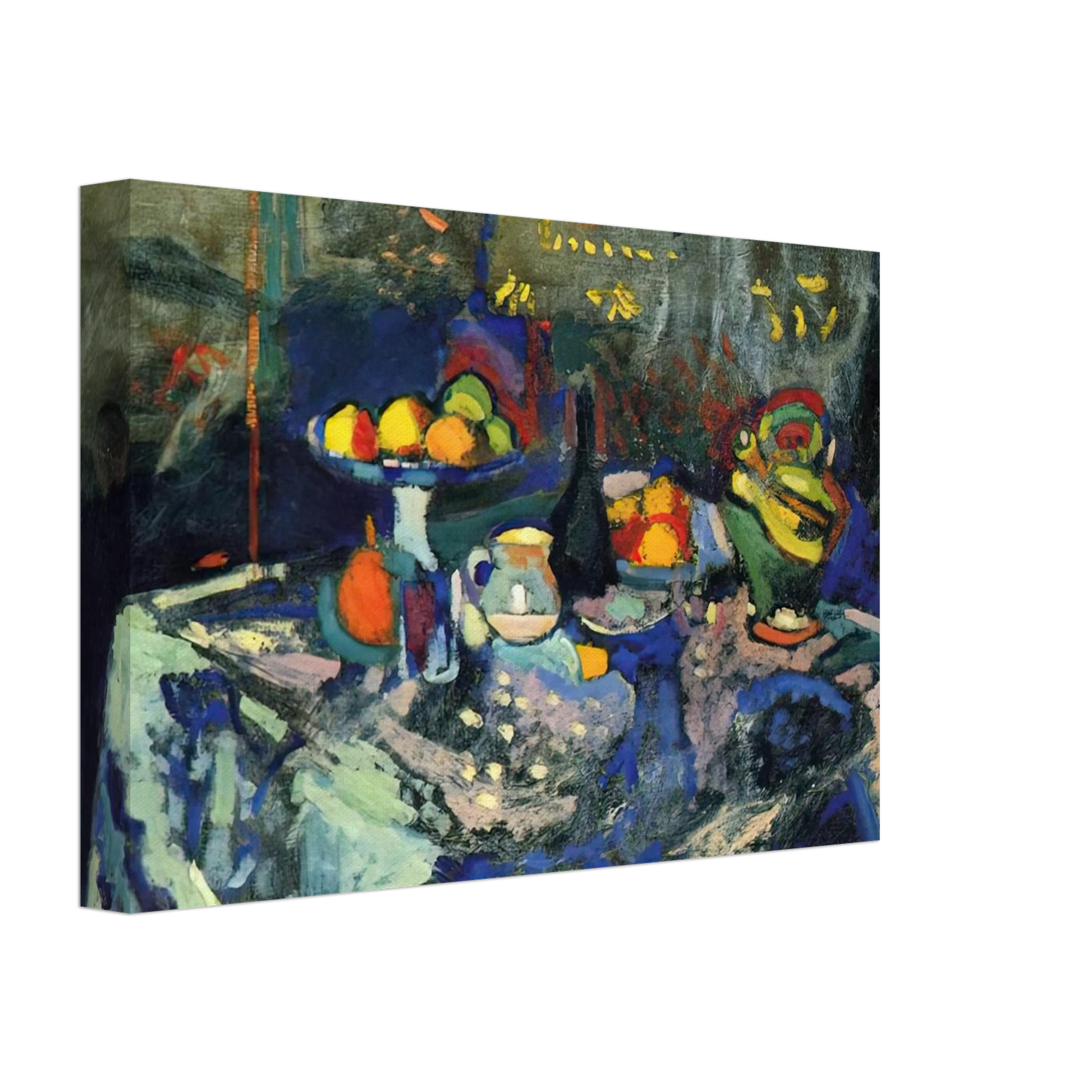 Henri Matisse - STILL LIFE WITH VASE BOTTLE AND FRUIT Canvas - 40x60 cm / 16x24 inches-canvas