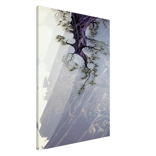 Eyvind Earle - Mountain Rise Canvas - 20x30 cm / 8x12 inches-canvas