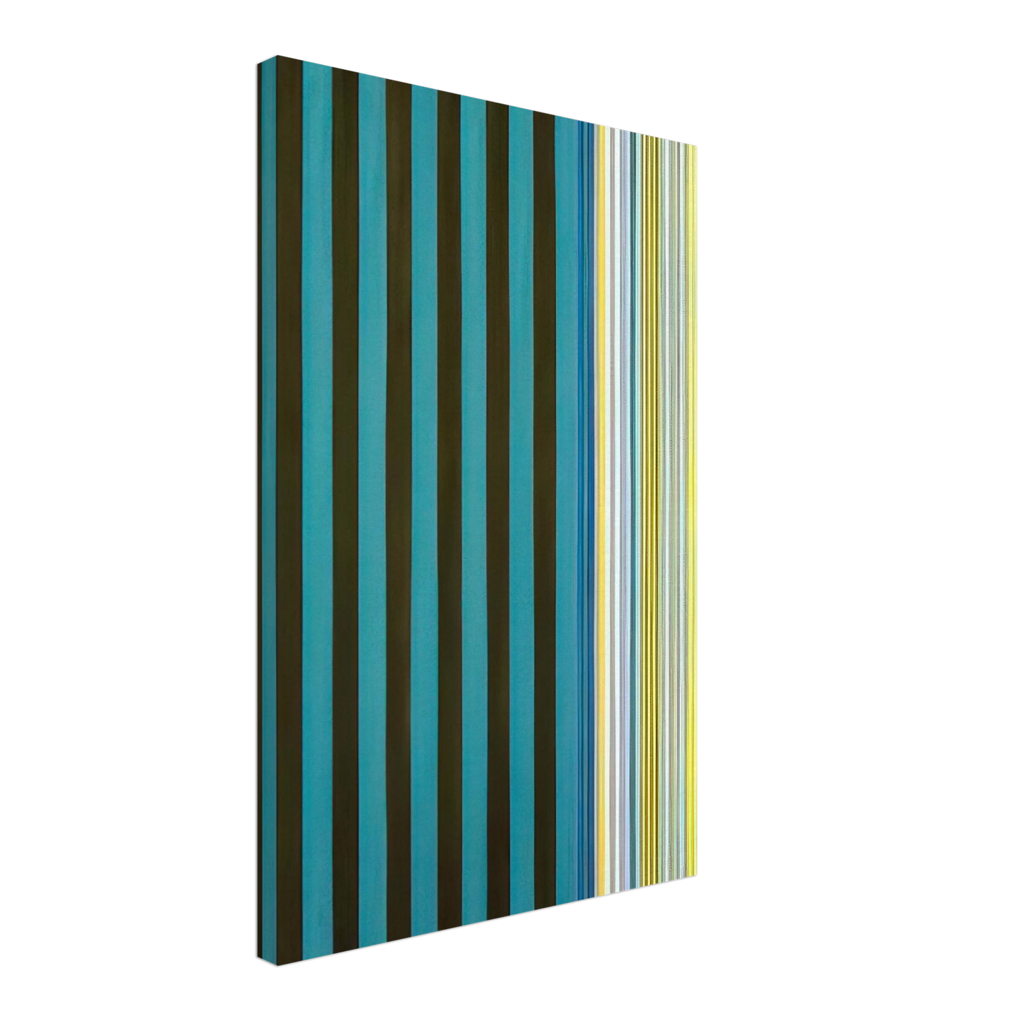 Gene Davis - Green Stripes - 1970 Canvas - 70x100 cm / 28x40 inches-canvas