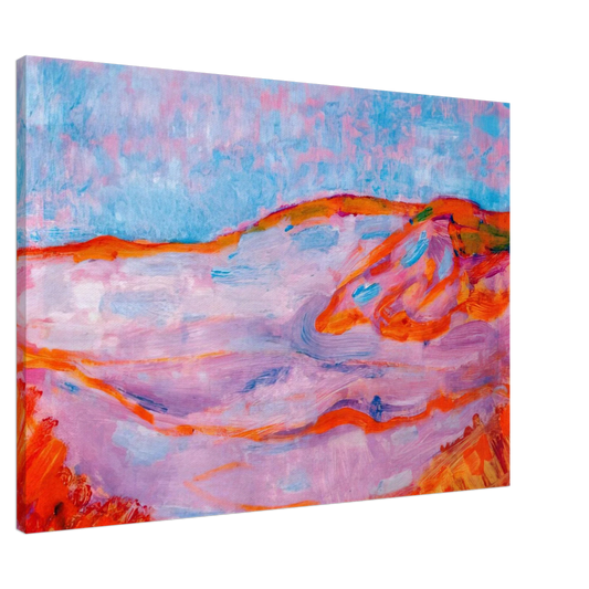 Piet Mondrian - Dune IV Canvas - 20x30 cm / 8x12 inches-canvas