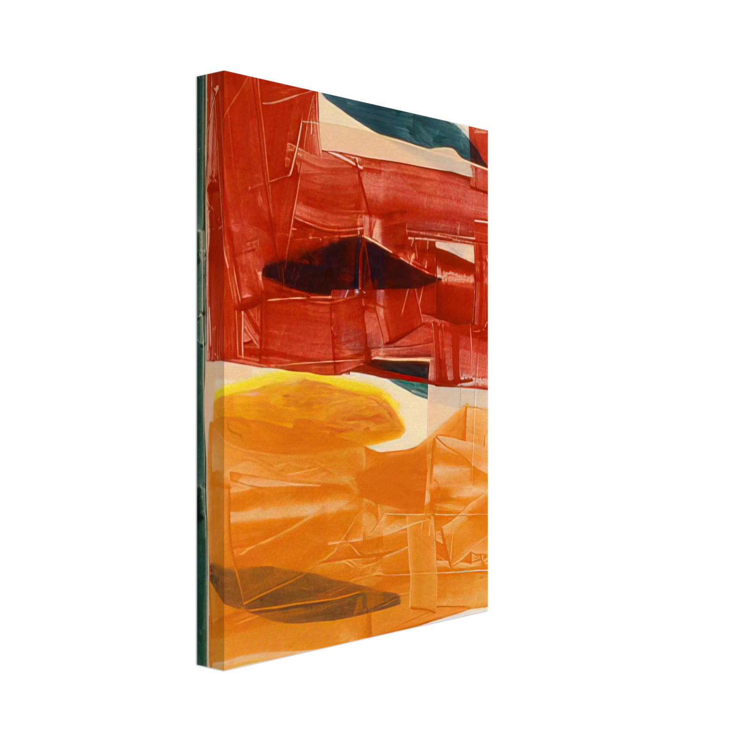 Ronnie Landfield - Circe's Palace - 1982 Canvas - 40x60 cm / 16x24 inches-canvas