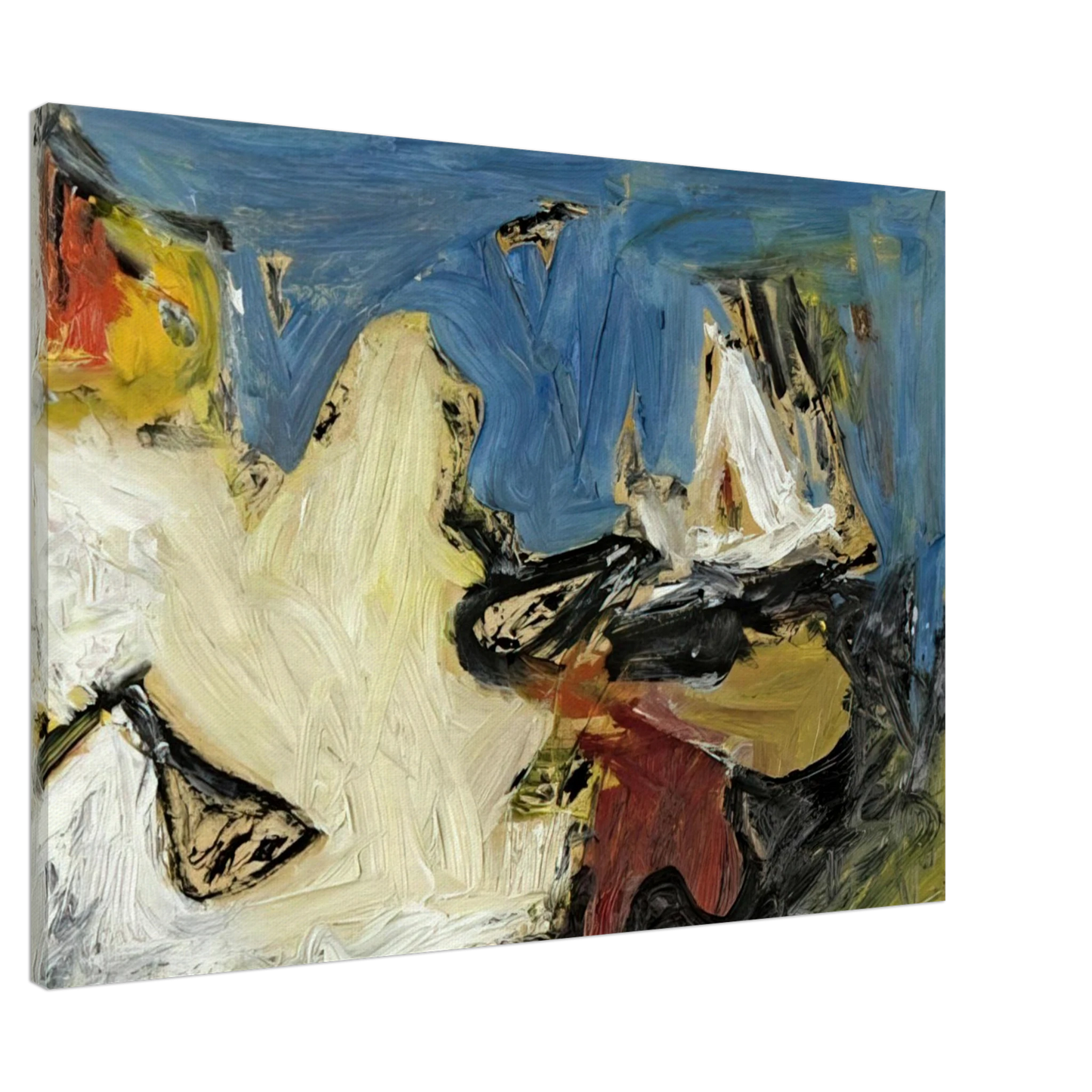 Milton Resnick - PAINTING I 1957 Canvas - 20x30 cm / 8x12 inches-canvas