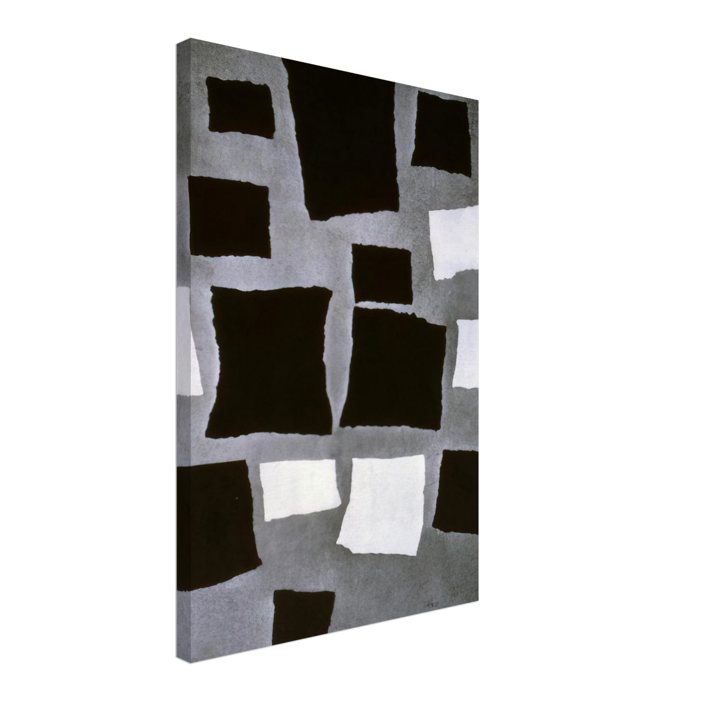 Jean Arp - Squares or Rectangles Arranged According to the Laws of Chance Canvas - 40x60 cm / 16x24 inches-canvas