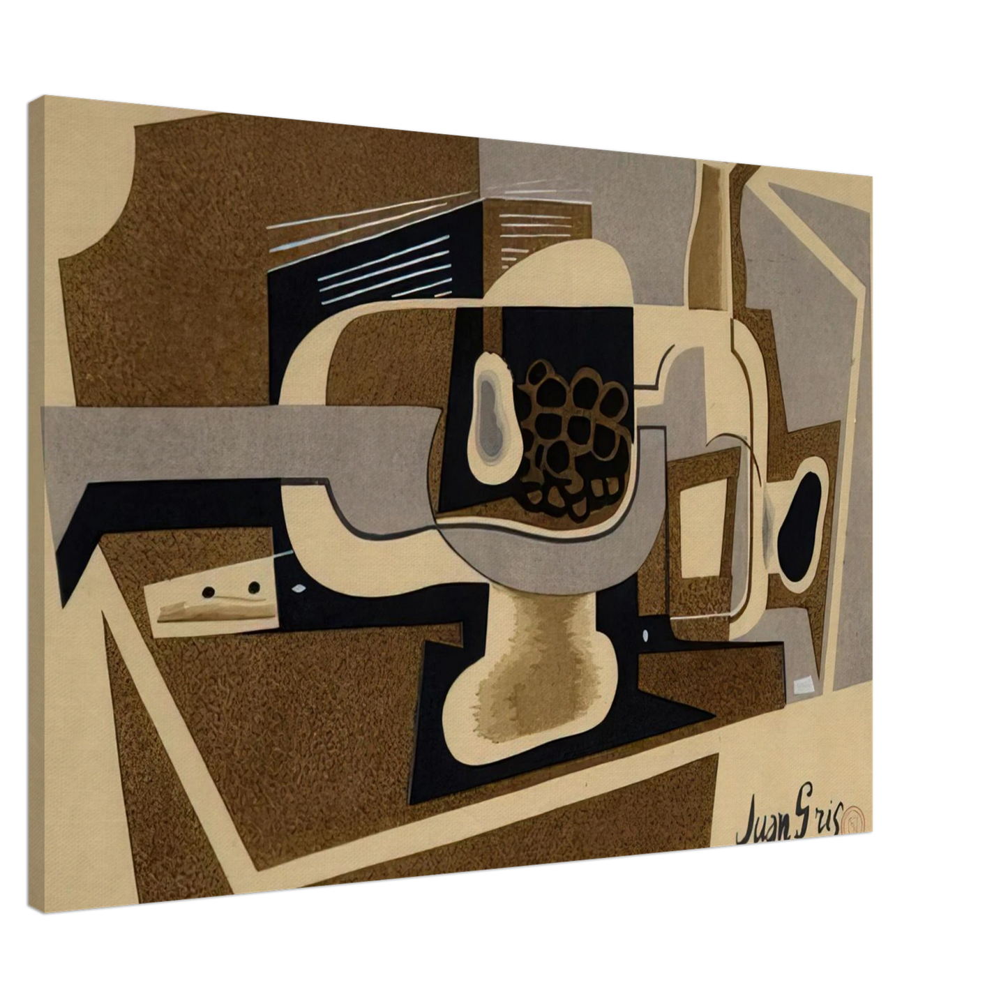 Juan Gris - STILL LIFE 1922 Canvas - 20x30 cm / 8x12 inches-canvas