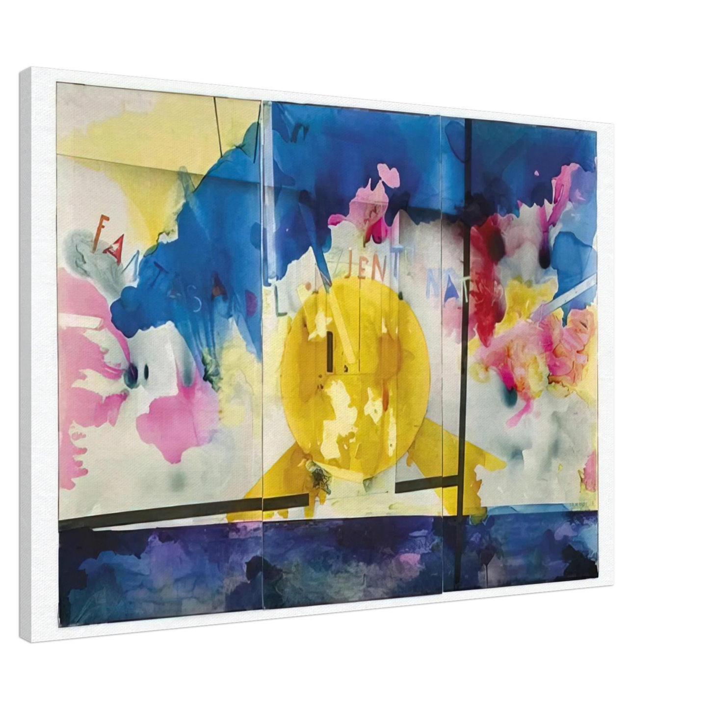 Mario Schifano - Fantasy of the Natural Patient - 1970 Canvas - 20x30 cm / 8x12 inches-canvas