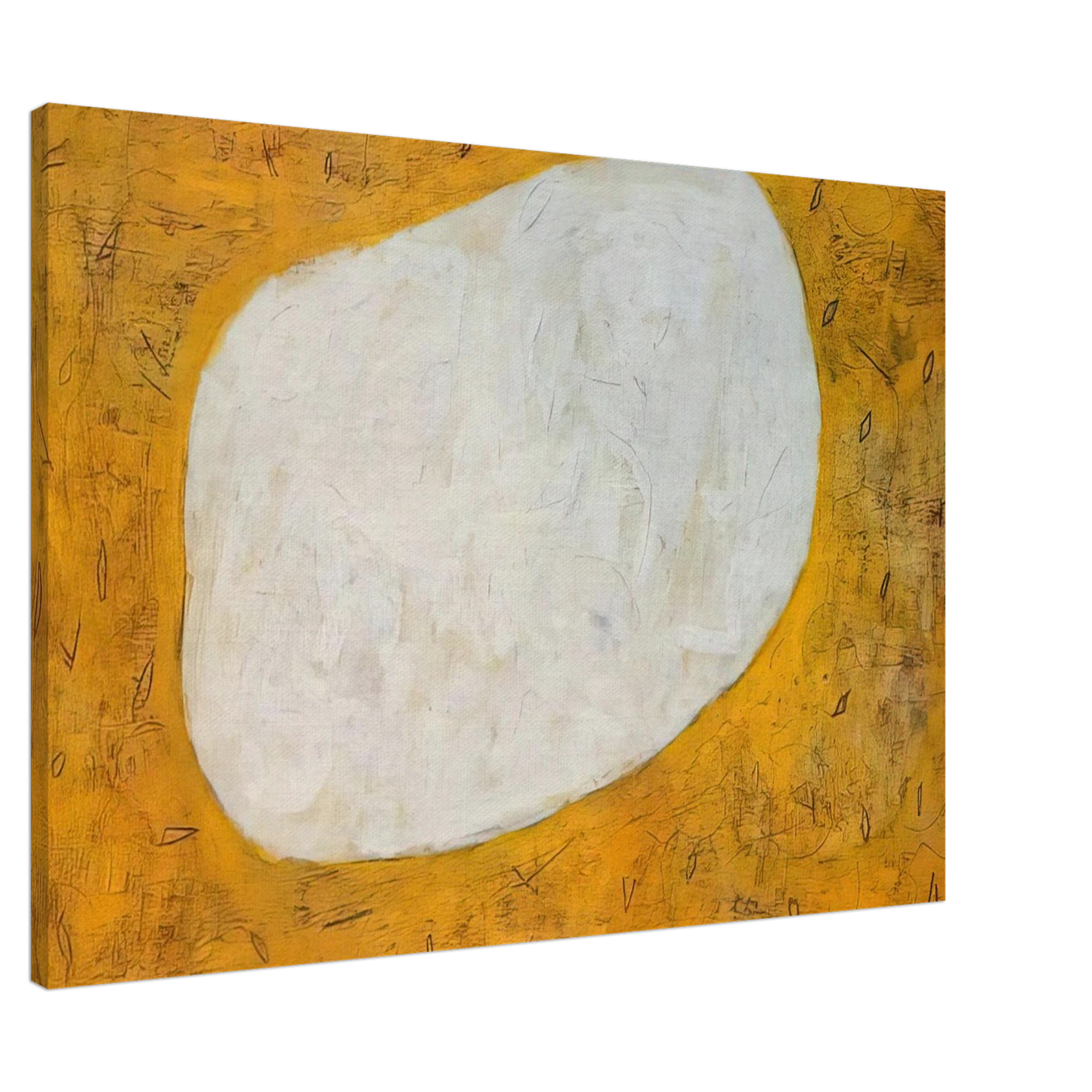 Gene Davis - Homage to Dubuffet I - 1952 Canvas - 20x30 cm / 8x12 inches-canvas