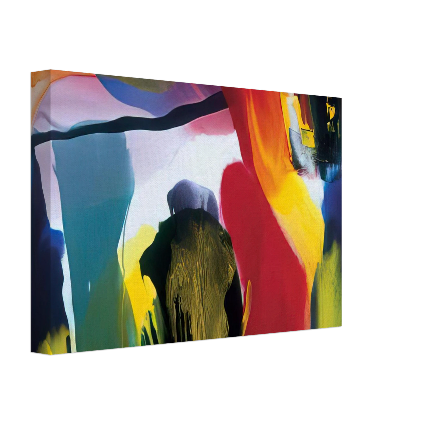 Paul Jenkins - Phenomena Solstice Encounter - 2003 Canvas - 70x100 cm / 28x40 inches-canvas