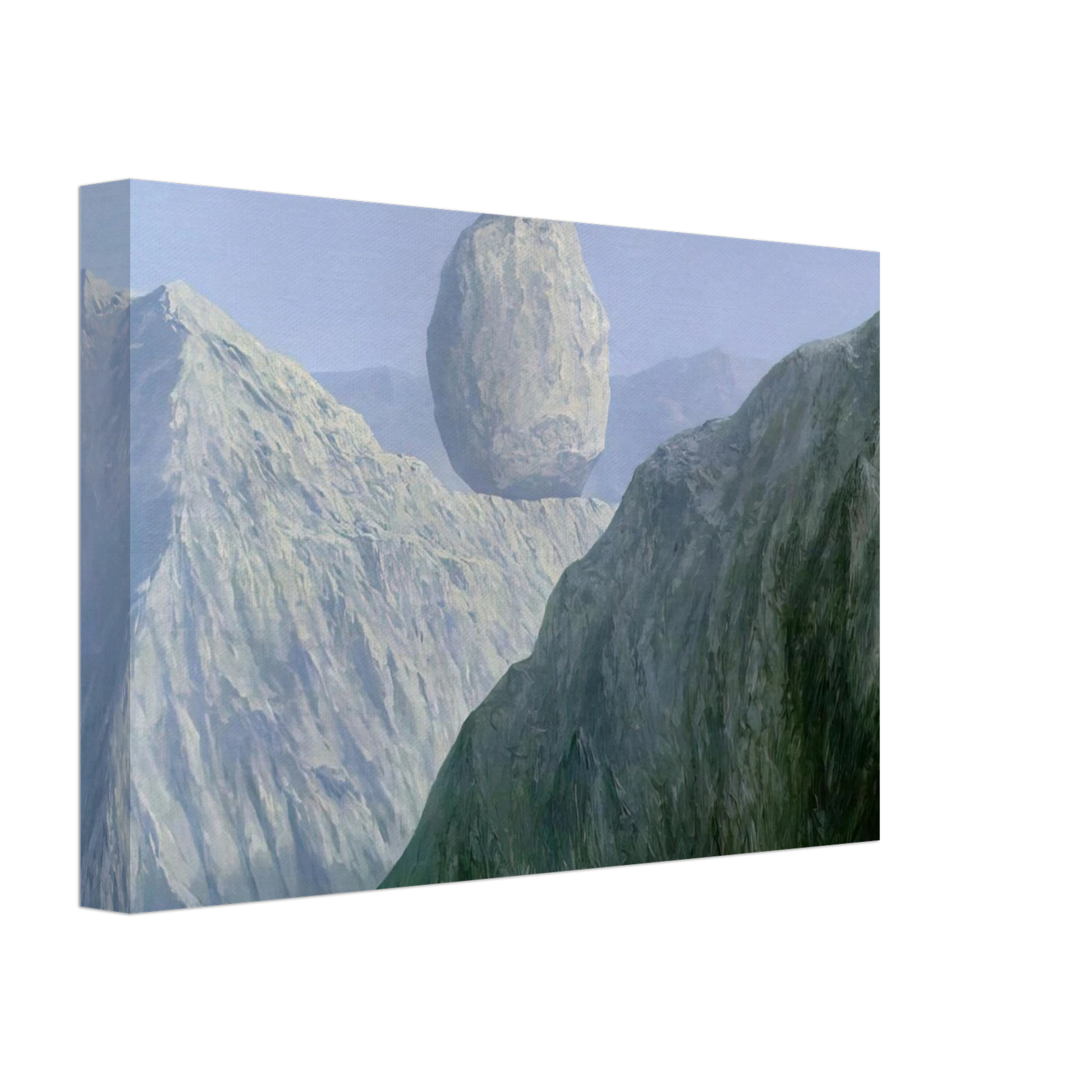 Rene Magritte - THE GLASS KEY 1959 Canvas - 40x60 cm / 16x24 inches-canvas