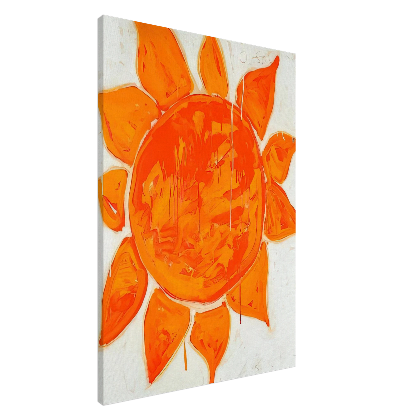 Mario Schifano - O sole mio! - 1979 Canvas - 20x30 cm / 8x12 inches-canvas