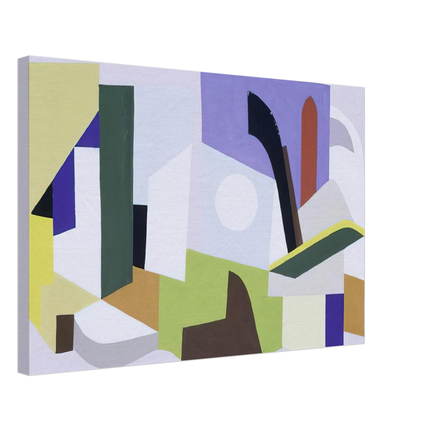 Ad Reinhardt - Untitled N.Y. World's Fair - 1939 Canvas - 40x60 cm / 16x24 inches-canvas