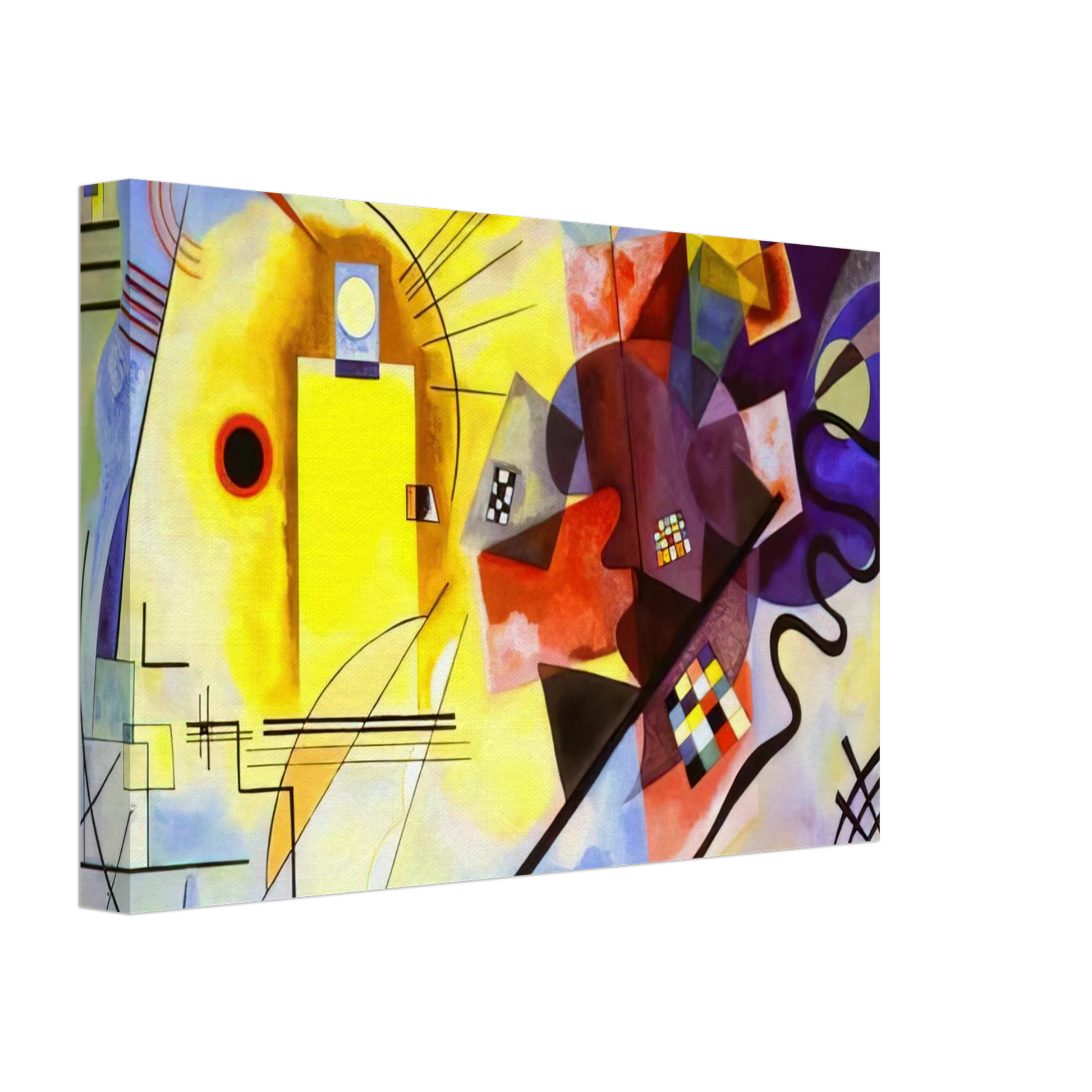 Wassily Kandinsky - YELLOW RED BLUE 1925 Canvas - 40x60 cm / 16x24 inches-canvas