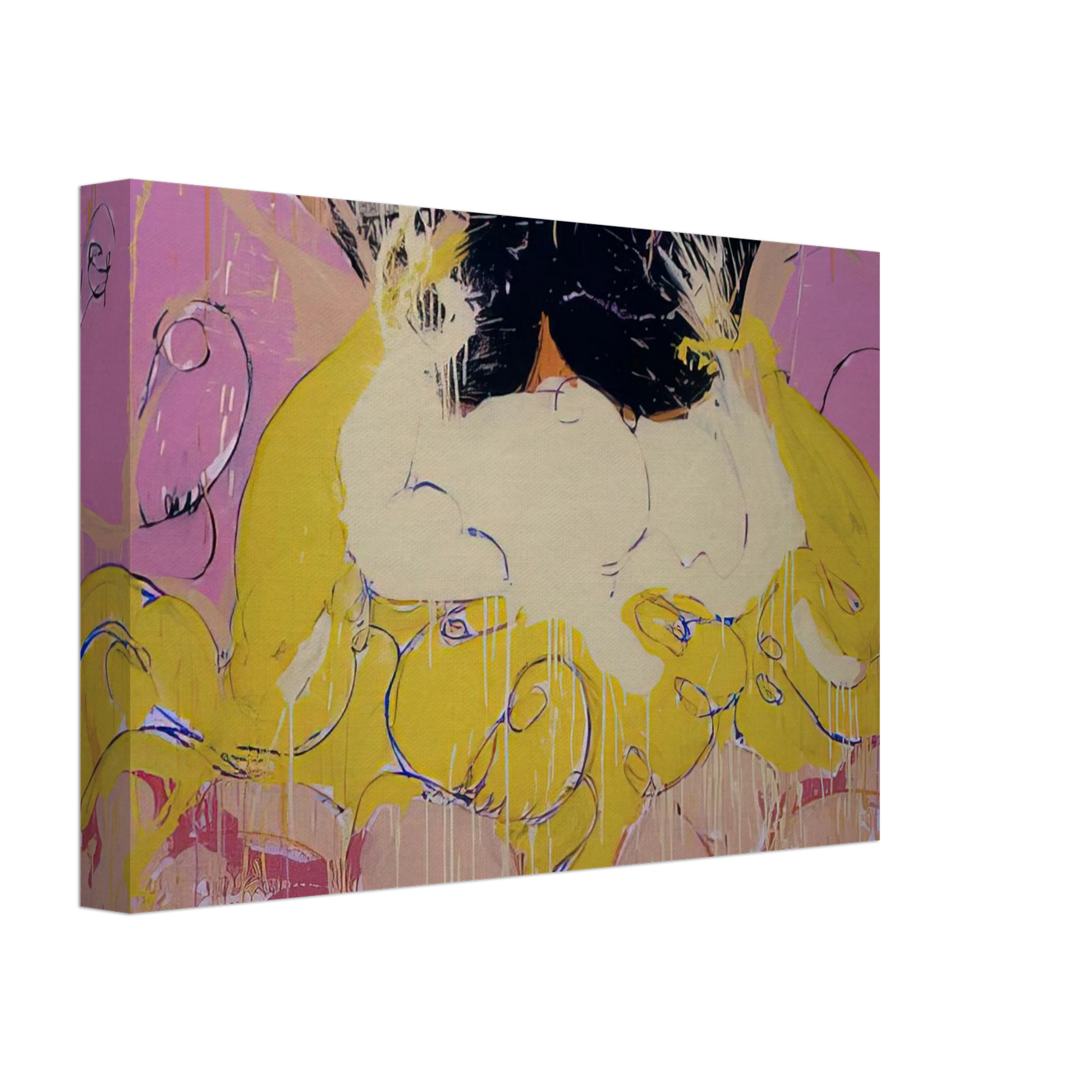 Norman Bluhm - Untitled Drawing #3 - 1984 Canvas - 40x60 cm / 16x24 inches-canvas