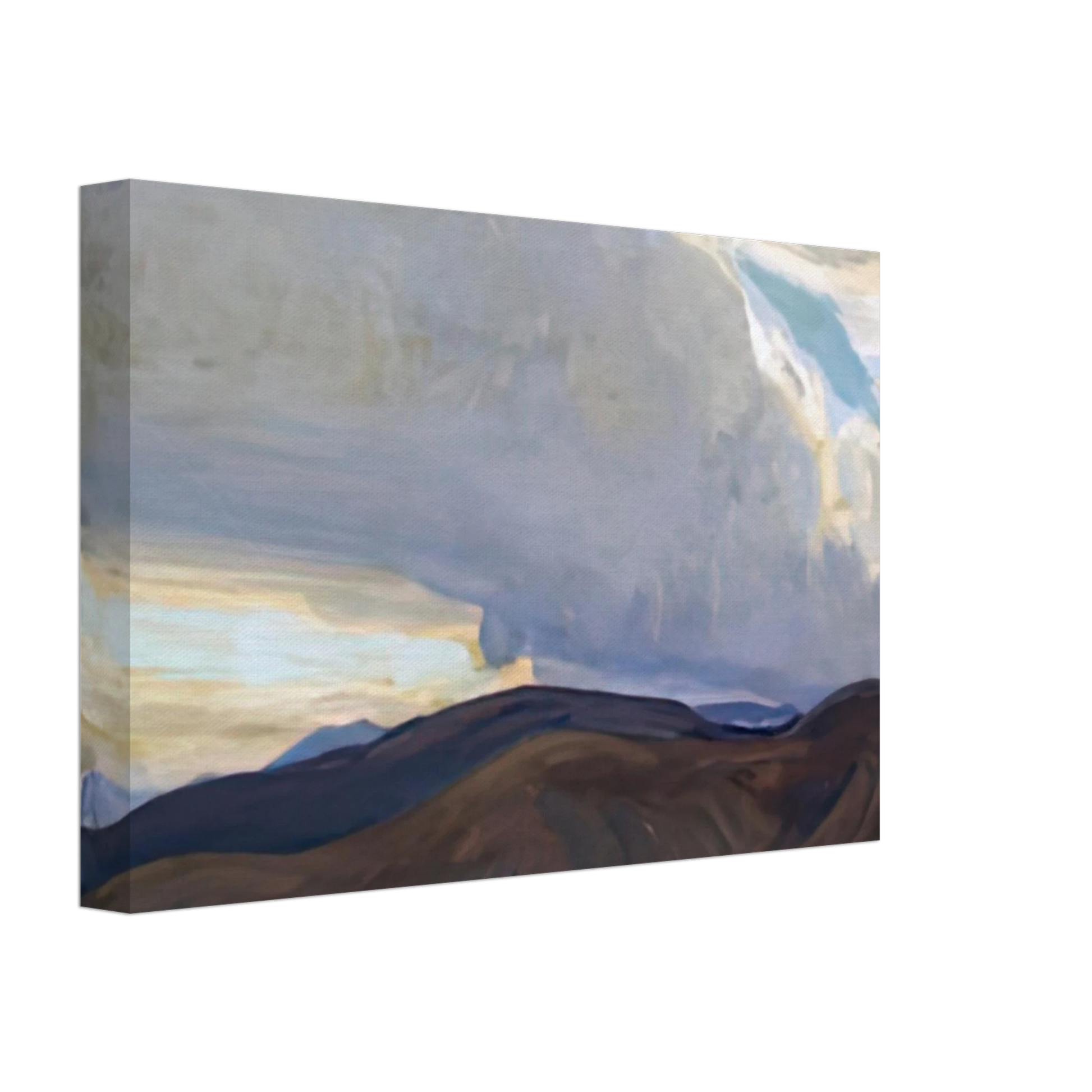 Maynard Dixon - STORM FROM THE SIERRA 1937 Canvas - 40x60 cm / 16x24 inches-canvas