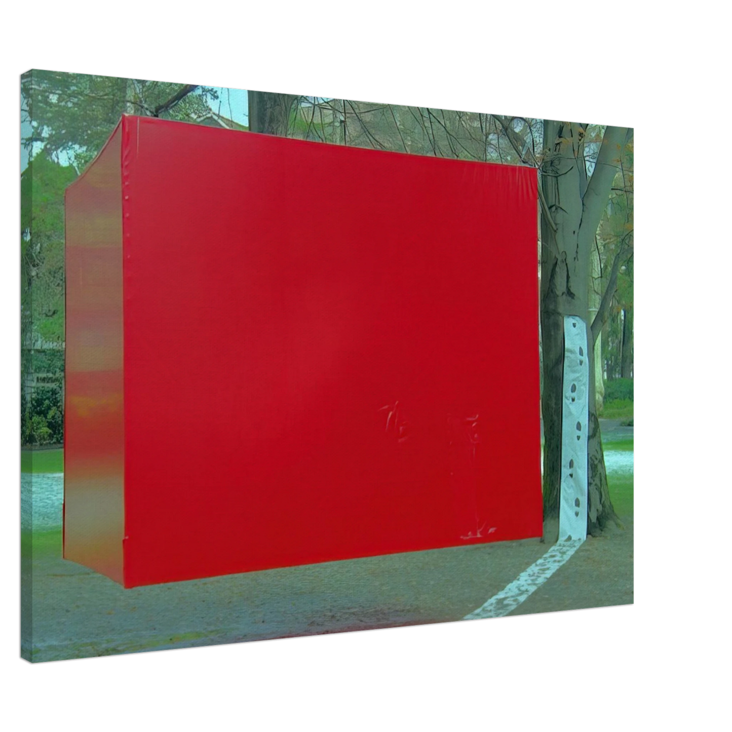 Jiro Yoshihara - Room - 1956 Canvas - 20x30 cm / 8x12 inches-canvas