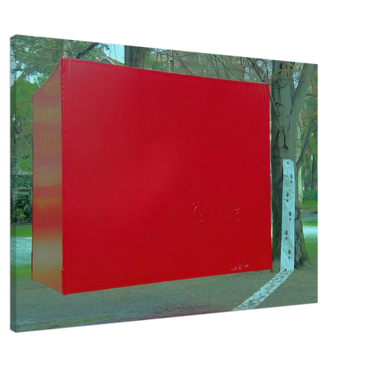 Jiro Yoshihara - Room - 1956 Canvas - 20x30 cm / 8x12 inches-canvas