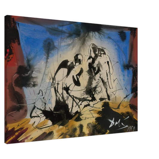 Salvador Dali - NATIVITY 1959 Canvas - 20x30 cm / 8x12 inches-canvas