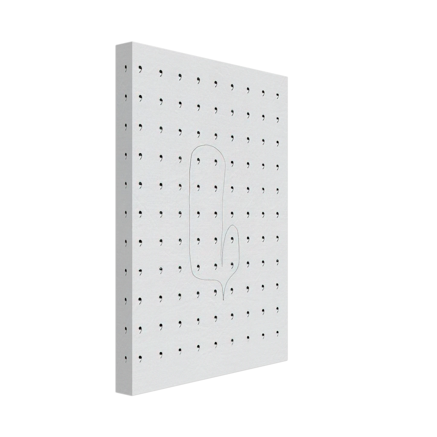 Dieter Roth - Stupidogramm - 1962 Canvas - 40x60 cm / 16x24 inches-canvas