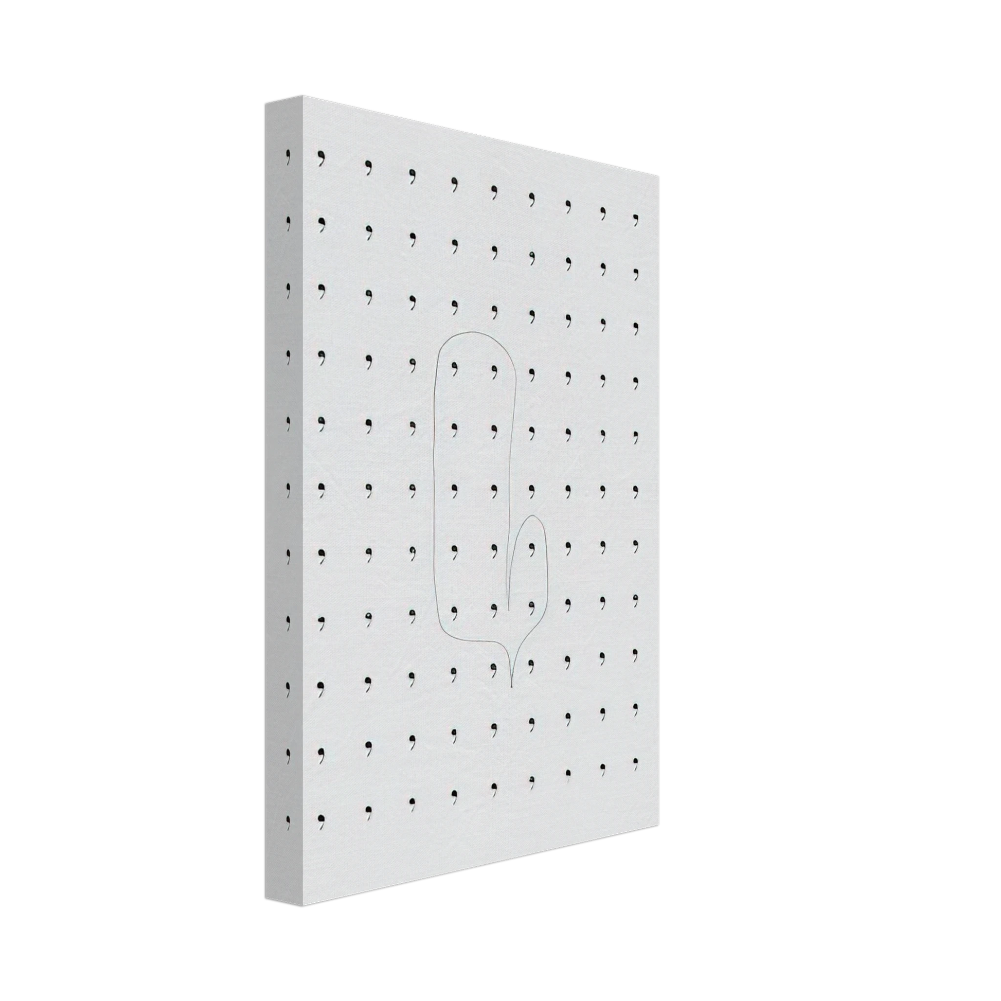 Dieter Roth - Stupidogramm - 1962 Canvas - 40x60 cm / 16x24 inches-canvas