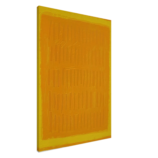 Adja Yunkers - Requiem for a Virgin King - 1974 Canvas - 20x30 cm / 8x12 inches-canvas