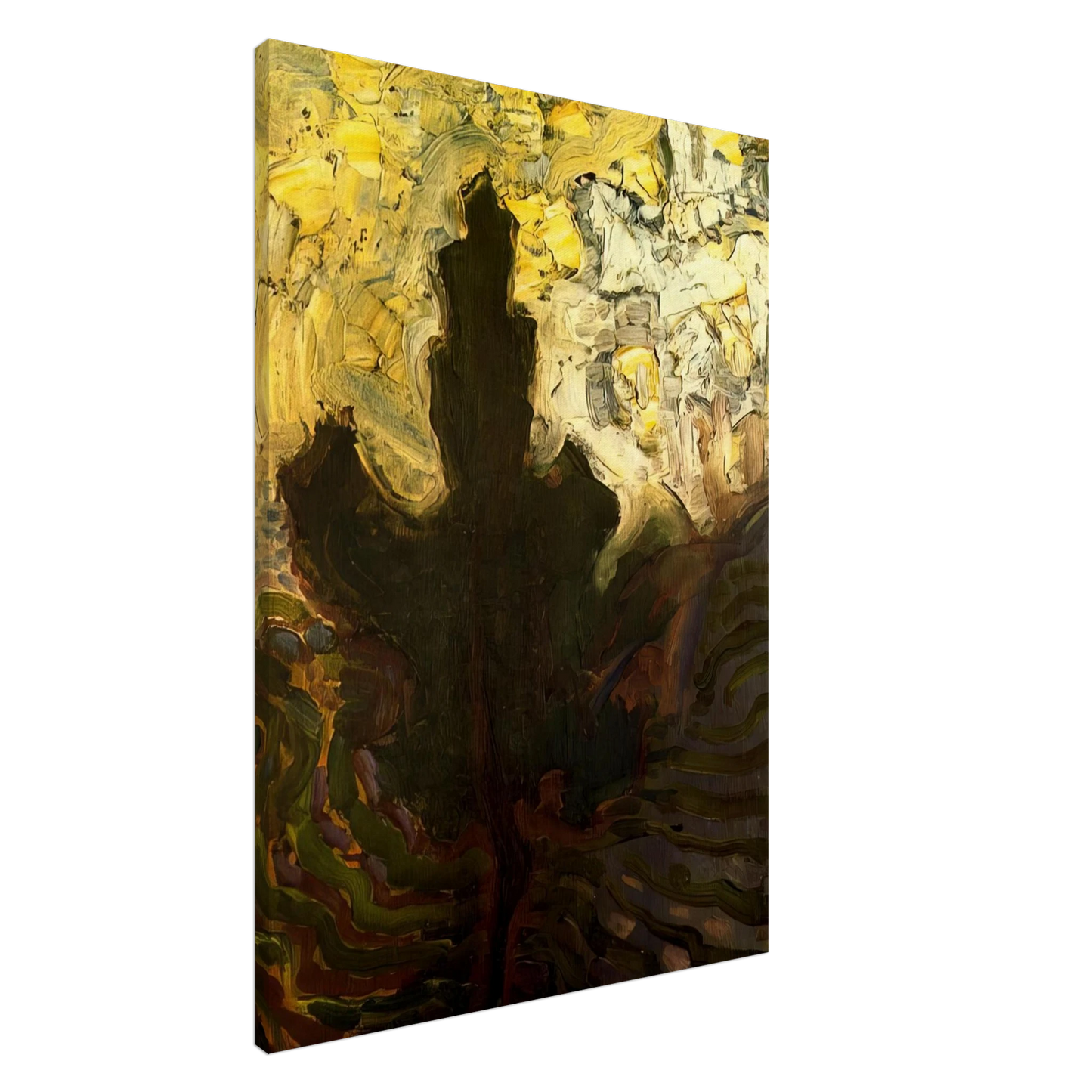 Piet Mondrian - Untitled Canvas - 20x30 cm / 8x12 inches-canvas