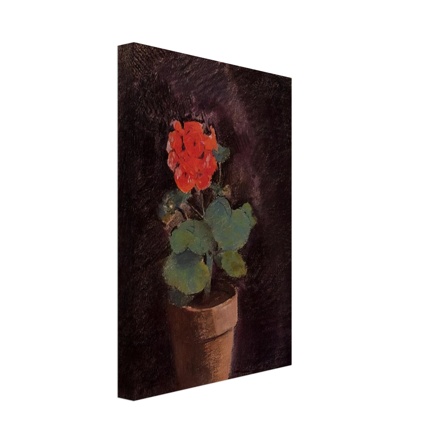 Odilon Redon - GERANIUM Canvas - 40x60 cm / 16x24 inches-canvas