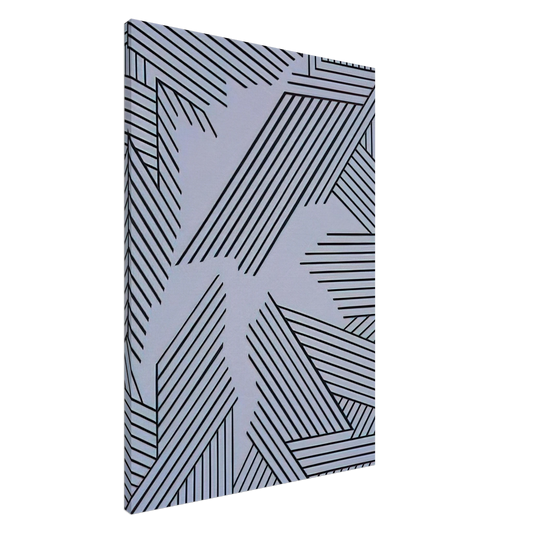 Nicholas Krushenick - Untitled - 1998 Canvas - 20x30 cm / 8x12 inches-canvas