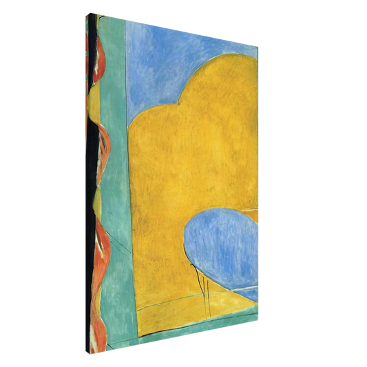 Henri Matisse - THE YELLOW CURTAIN Canvas - 20x30 cm / 8x12 inches-canvas