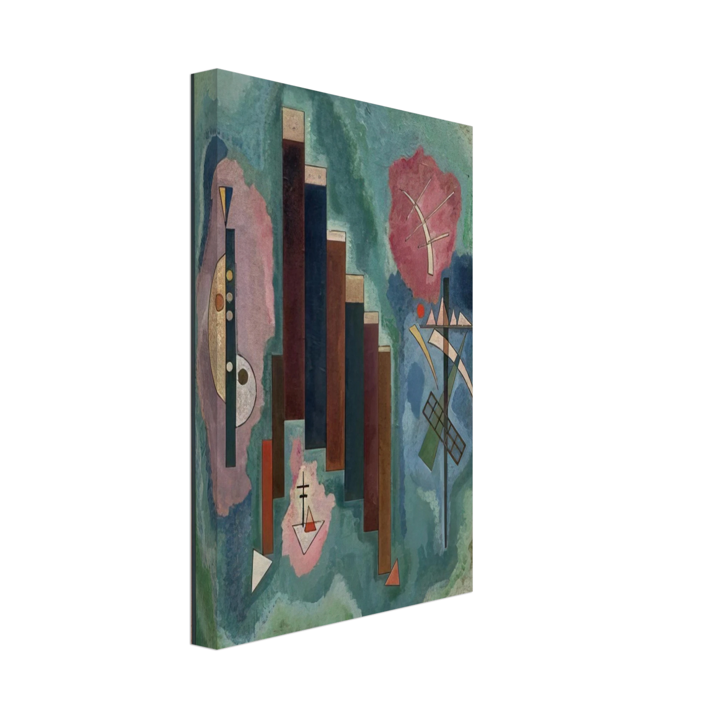 Wassily Kandinsky - DOWNWARDS 1929 Canvas - 40x60 cm / 16x24 inches-canvas