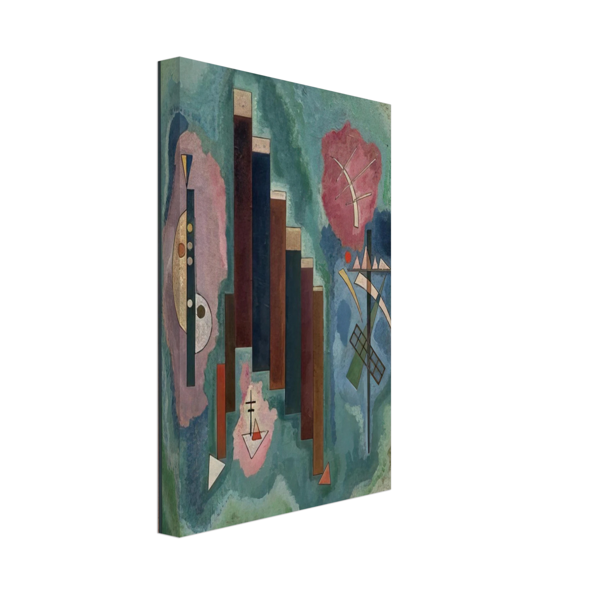 Wassily Kandinsky - DOWNWARDS 1929 Canvas - 40x60 cm / 16x24 inches-canvas