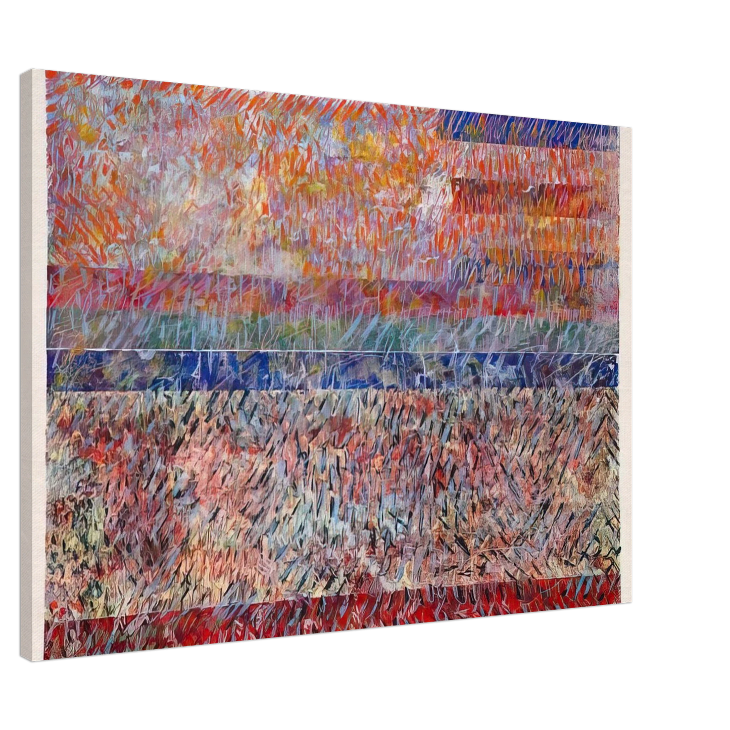 Sam Gilliam - St. Albans Canvas - 20x30 cm / 8x12 inches-canvas