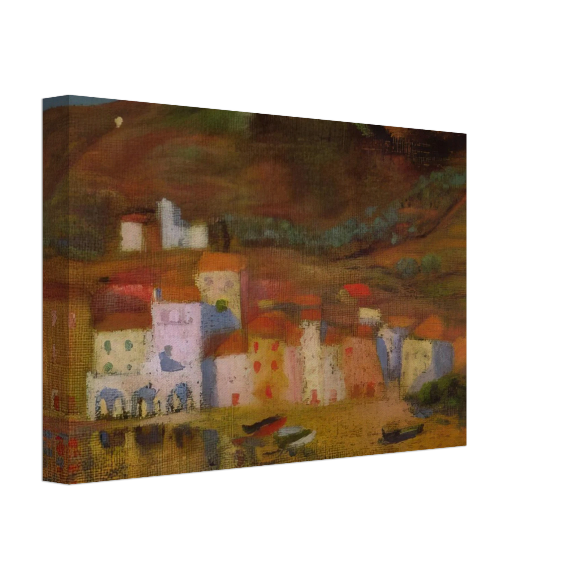 Salvador Dali - PORTDOGUE AND MOUNT PANI FROM AYUNTAMIENTO Canvas - 40x60 cm / 16x24 inches-canvas