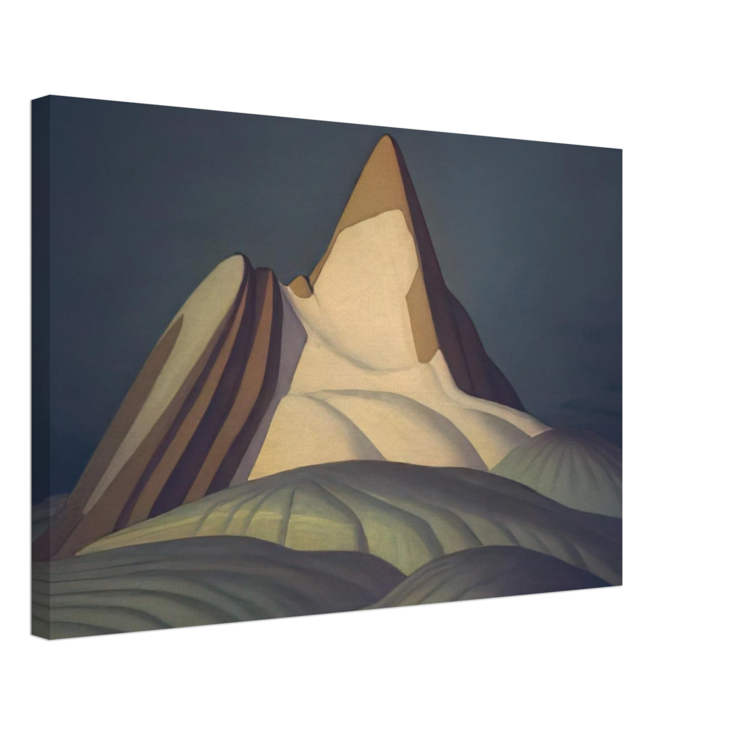 Lawren Harris - Isolation Peak, Rocky Mountains - 1930 Canvas - 40x60 cm / 16x24 inches-canvas