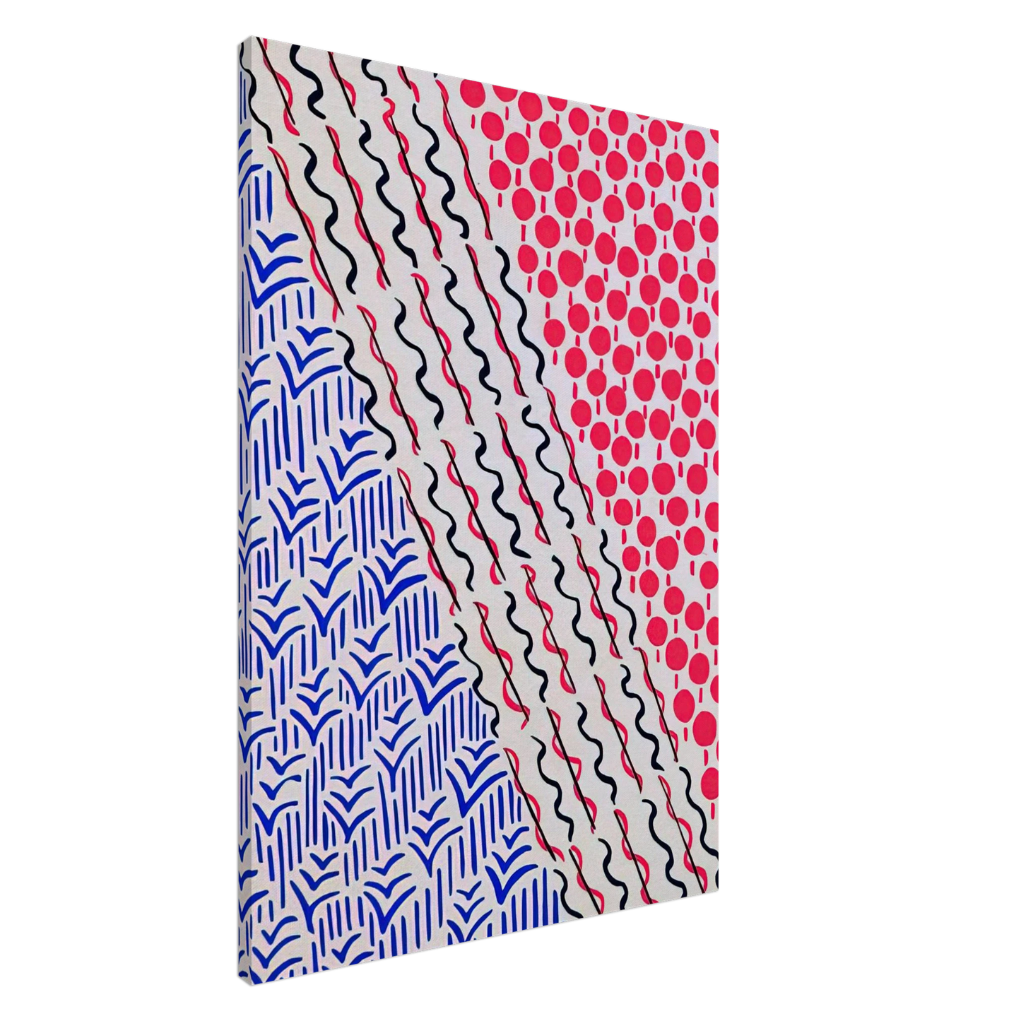 Sonia Delaunay - COMPOSITION 21 Canvas - 20x30 cm / 8x12 inches-canvas