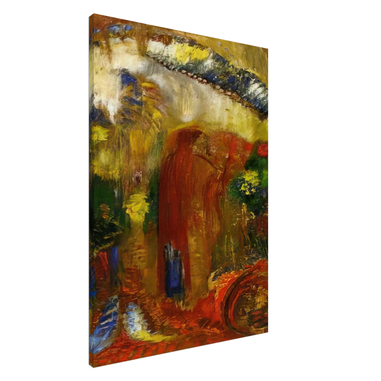 Odilon Redon - THE SERMON Canvas - 20x30 cm / 8x12 inches-canvas