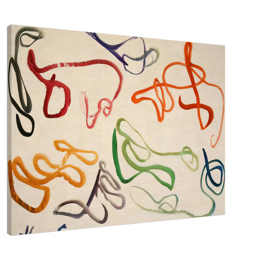 William Saroyan - #4 March 29, 1963 NYC - 1963 Canvas - 20x30 cm / 8x12 inches-canvas