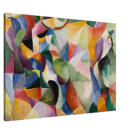 Sonia Delaunay - SIMULTANEOUS COLORS Canvas - 20x30 cm / 8x12 inches-canvas