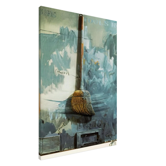 Jasper Johns - FOOLS HOUSE Canvas - 20x30 cm / 8x12 inches-canvas