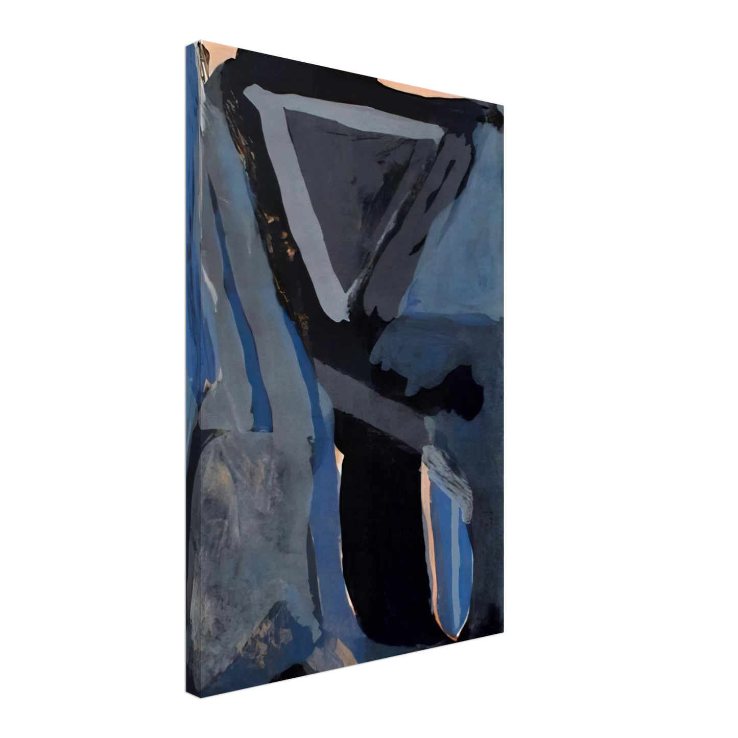 Bram van Velde - L'Unique II - 1973 Canvas - 40x60 cm / 16x24 inches-canvas