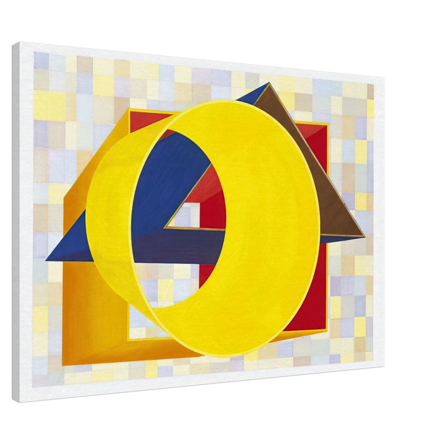 Al Held - Prime Moments II Canvas - 20x30 cm / 8x12 inches-canvas