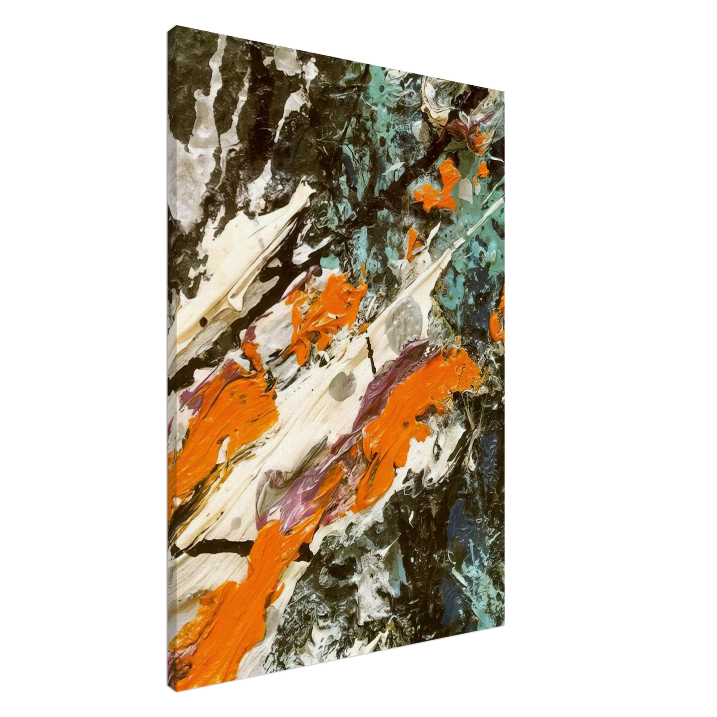 Jackson Pollock - FULL FATHOM FIVE Canvas - 20x30 cm / 8x12 inches-canvas